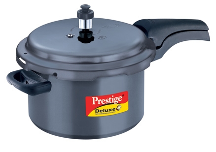 Prestige Deluxe Plus Hard Anodized Pressure Cooker