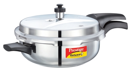 Prestige Deluxe Plus Induction Base Stainless Steel Pressure Cooker