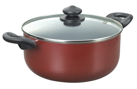 Prestige Omega Deluxe Induction Base Non Stick Cookware - Sauce Pan with Lid