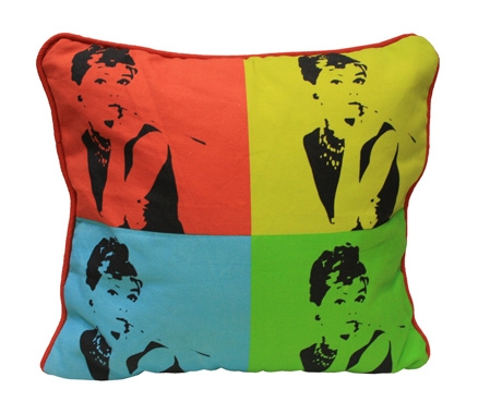 Eco Corner - Audrey Hepburn Pop Art Cushion Cover