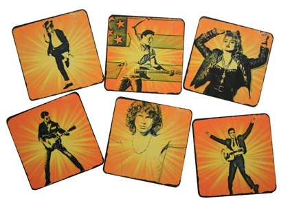 Eco Corner - Pop Stars Tribute Coaster Set