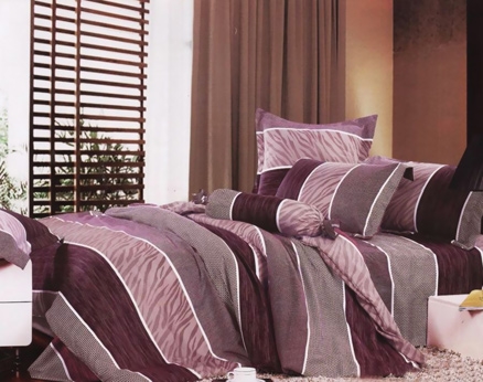 Skipper Mauve Regular Bed Sheets - Olive Story BS00395 - 1011