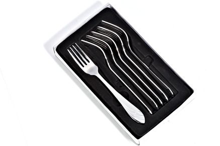 Awkenox Lysbon Gold Table Fork Set