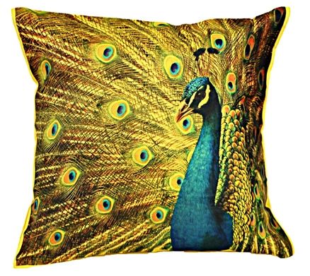 meSleep Cushion Cover - Dancing Peacock