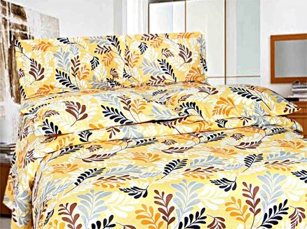 Krish Enterprises - Spoonbill Bed Sheet 5007