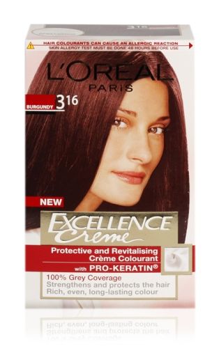 L''Oreal Paris Excellence Cream - 3.16 Burgandy