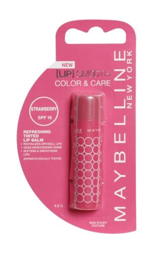 Maybelline Lip Smooth Color & Care Lip Balm - Strawberry