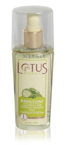 Lotus Herbals Basiltone Cucumber & Basil Clarifying & Balancing Toner