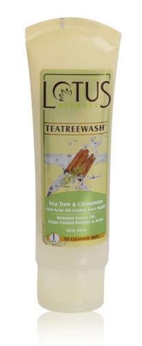 Lotus Herbals Tea Tree Clean Absolute Oil Control Face Wash
