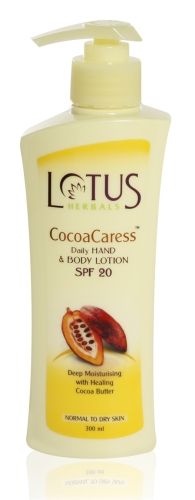 Lotus Herbals CocoaCaress Daily Hand & Body Lotion SPF 20