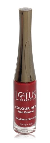 Lotus Herbals Color Dew Nail Enamel - 911 Rouge Pulp