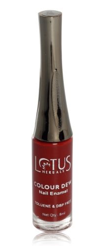 Lotus Herbals Color Dew Nail Enamel - 90 Red Chilly