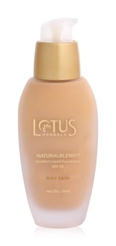 Lotus Herbals Natural Blend Comfort Liquid Foundation - 320 Buff Oily