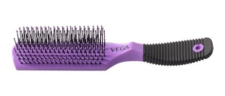 Vega Basic Collection Finish Hair Brush - Purple