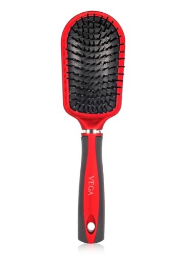 Vega Cushioned Brush Premium Collection Hair Brush - Rose Red