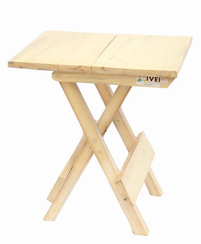 IVEI Wooden Portable Folding Table Large - Off White