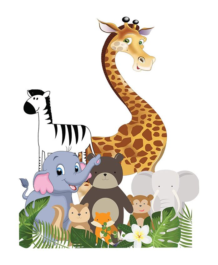 Party Propz Jungle Theme Cut Out Multicolour - Height 51 Cm