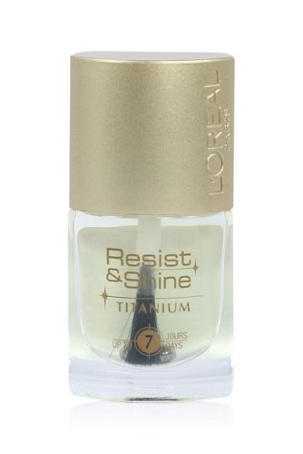 L''Oreal Resist & Shine Titanium Nail Color - 001 Pure Transparent