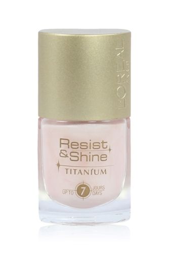 L''OREAL Resist & Shine Titanium Nail Color - 200 Rosy Pearl