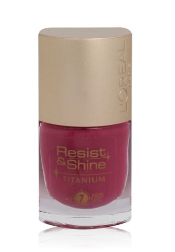 L''Oreal Resist & Shine Titanium Nail Color - 209 Bois En Rose