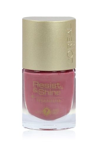 L''Oreal Resist & Shine Titanium Nail Color - 220 Sleepy Rose
