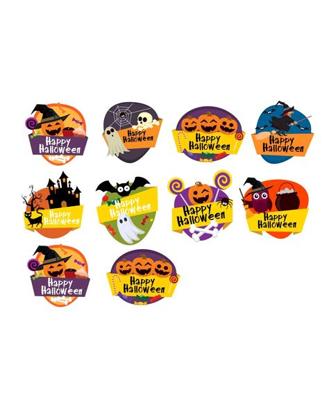 Party Propz Spiderman Theme Cardstock Cutouts Multicolour - 10 Pieces - 2347600