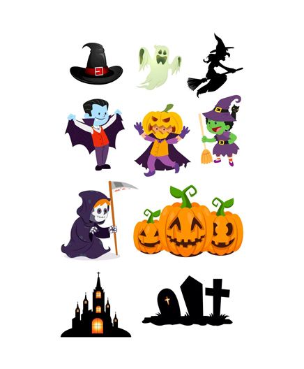 Party Propz Spiderman Theme Cardstock Cutouts Multicolour - 10 Pieces