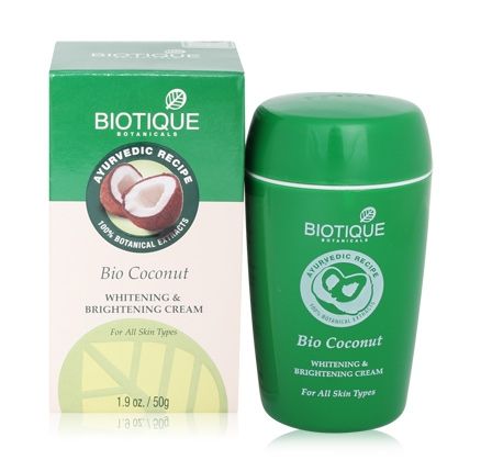 Biotique Whitening and Brightening Cream - Bio Coconut