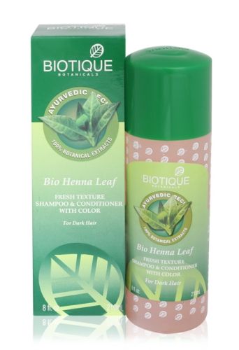 Biotique Bio Heena Leaf Fresh Texture Shampoo & Conditioner with Color