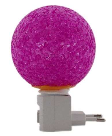 Skylofts LED Plug In Crystal Ball Night Lamp - Purple
