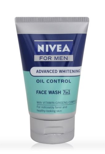 Nivea For Men Advanced Whitening Oil Control Face Wash 7in1