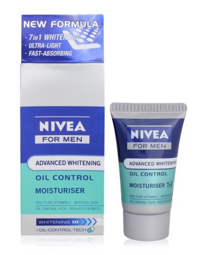 Nivea For Men Advanced Whitening Oil Control Moisturiser - 15ml
