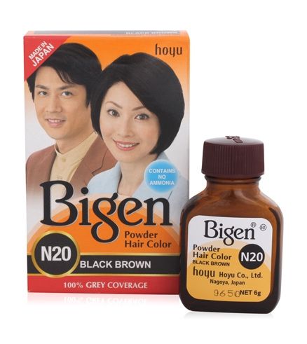 Bigen Powder Hair Color - N20 Black Brown