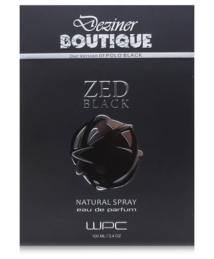 WPC Deziner Boutique Zed Black EDP Natural Spray