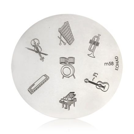 Konad Stamping Nail Art Image Plate - M58