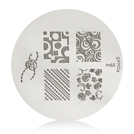 Konad Stamping Nail Art Image Plate - M65