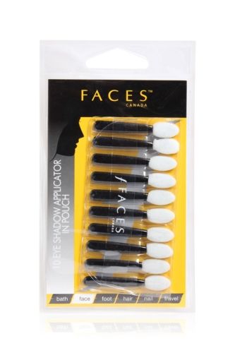 Faces 10 Eye Shadow Applicator In Pouch