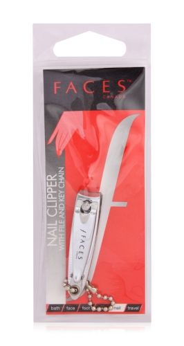 Faces Nail Clipper With File And Key Chain