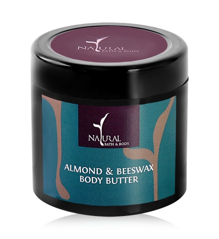 Natural Bath & Body Body Butter - Almond & Beeswax