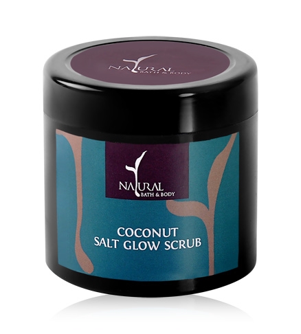 Natural Bath & Body Salt Glow Scrub - Coconut
