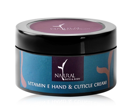 Natural Bath & Body Hand & Cuticle Cream - With Vitamin E