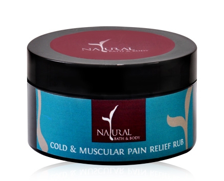 Natural Bath & Body Cold & Muscular Pain Relief Rub