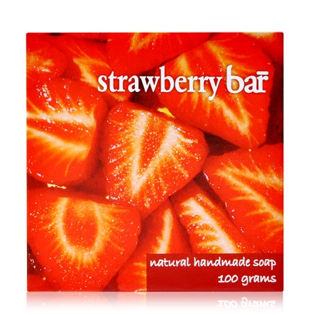 Natural Bath & Body Bathing Bar - Strawberry
