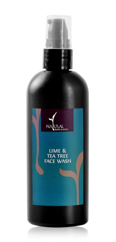 Natural Bath & Body Face Wash - Lime & Tea Tree