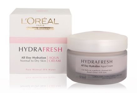 L''Oreal HydraFresh All Day Hydration Aqua Cream - Normal to Dry Skin