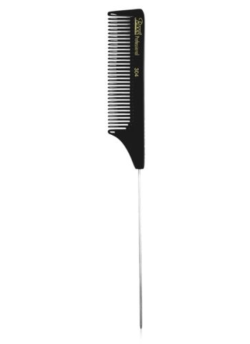 Roots Black Styling Wired Tail Comb - 304
