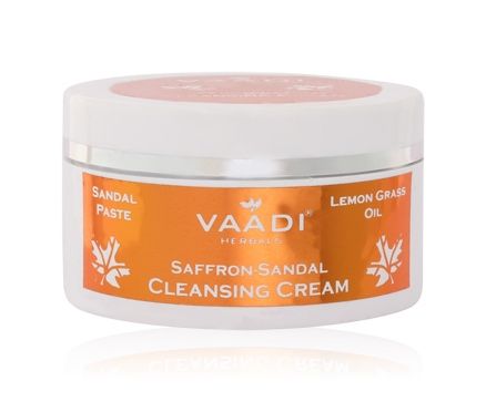 Vaadi Herbals Saffron Sandal Cleansing Cream