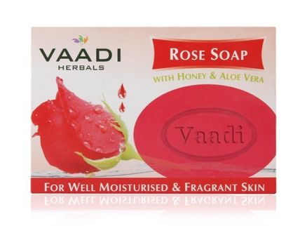 Vaadi Herbals Rose Soap - Honey & Aloe Vera