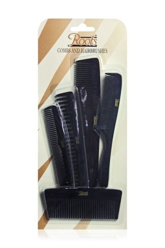 Roots Black Hair Combs - Family Pack