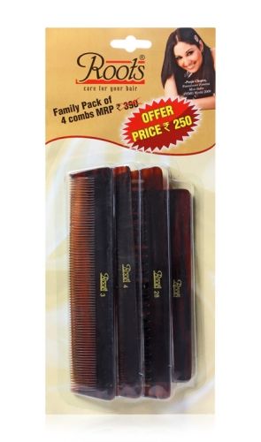 Roots Brown Hair Combs